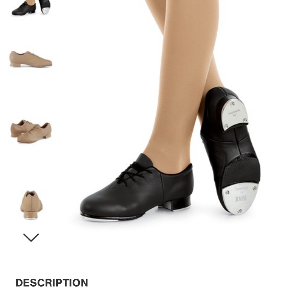 Used laced up tap shoes